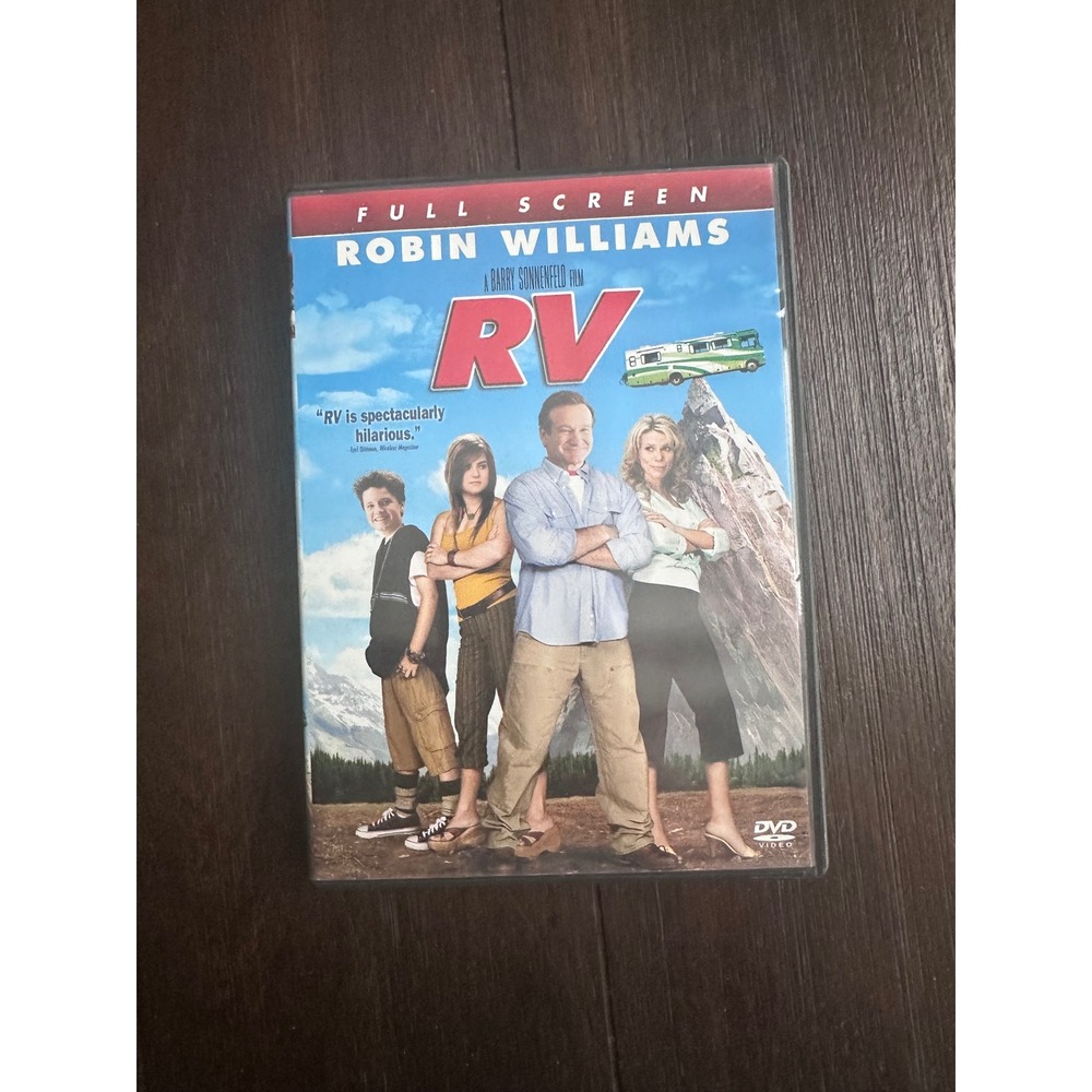 RV DVD Robin Williams Full Screen Family Comedy Movie 2006 043396153660